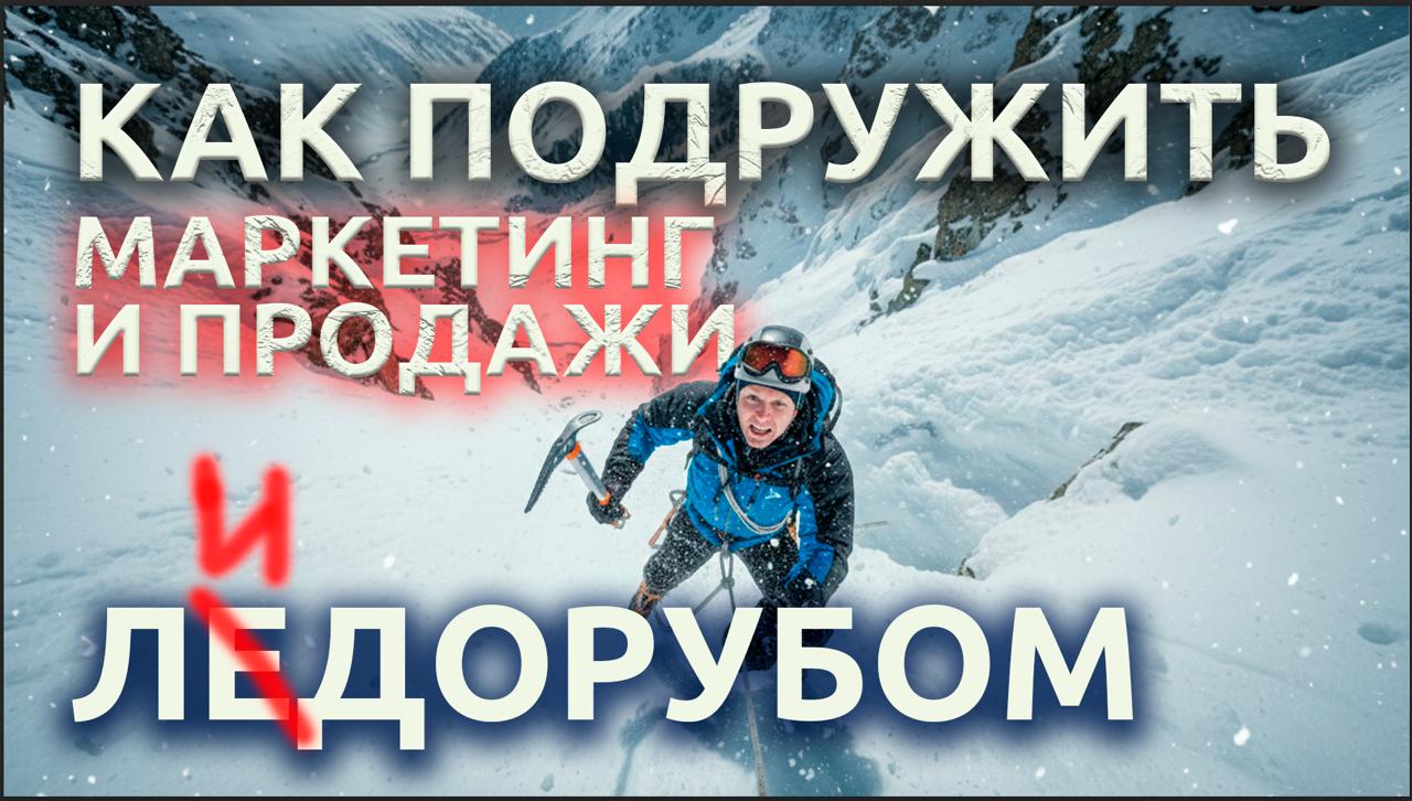 Обложка ролика про маркетинг и продажи